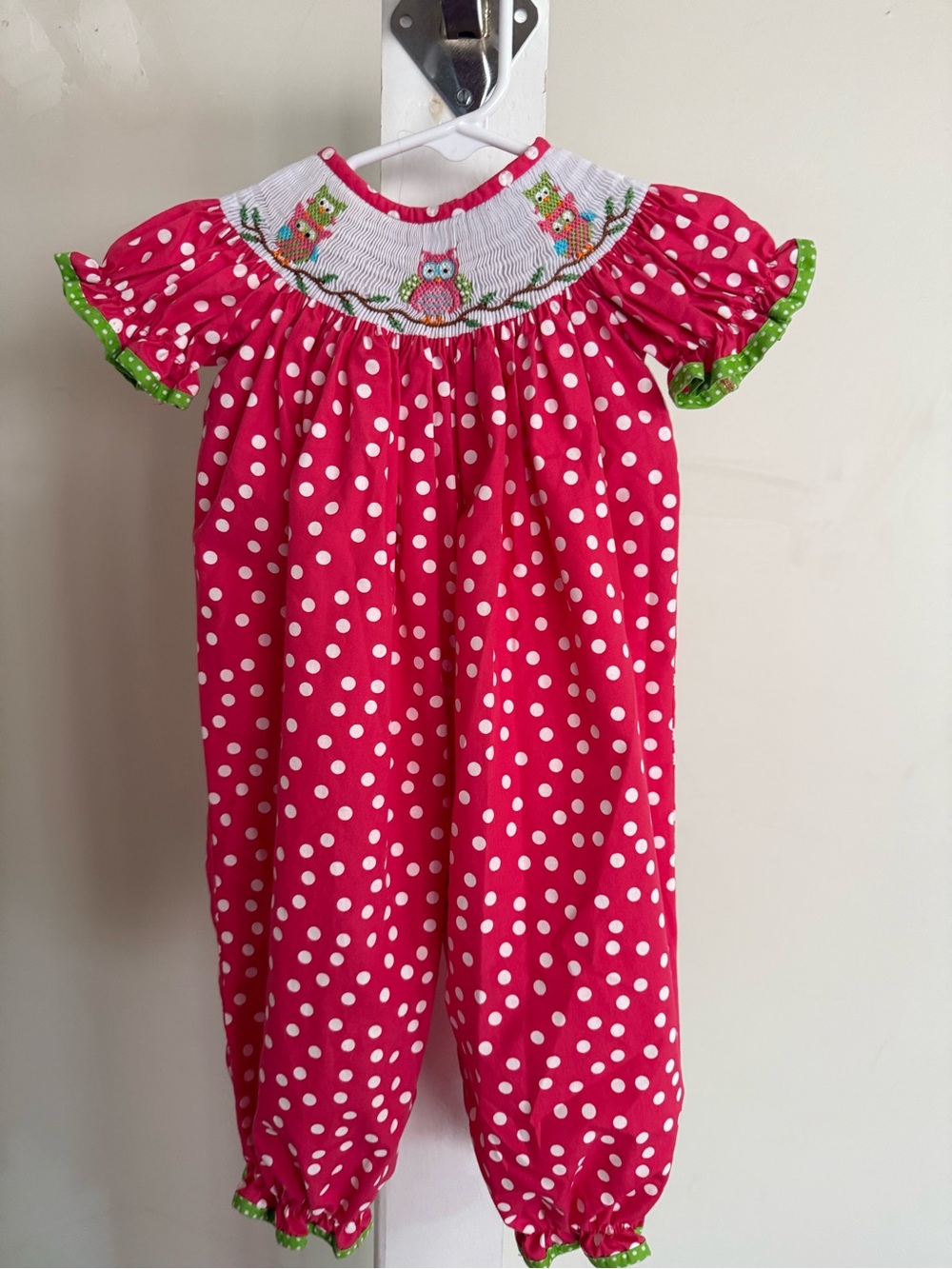 Candyland Smocked Bubble Romper